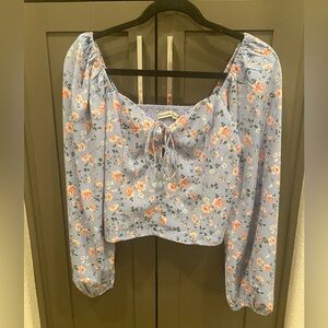 Abercrombie & Fitch Crop Blouse